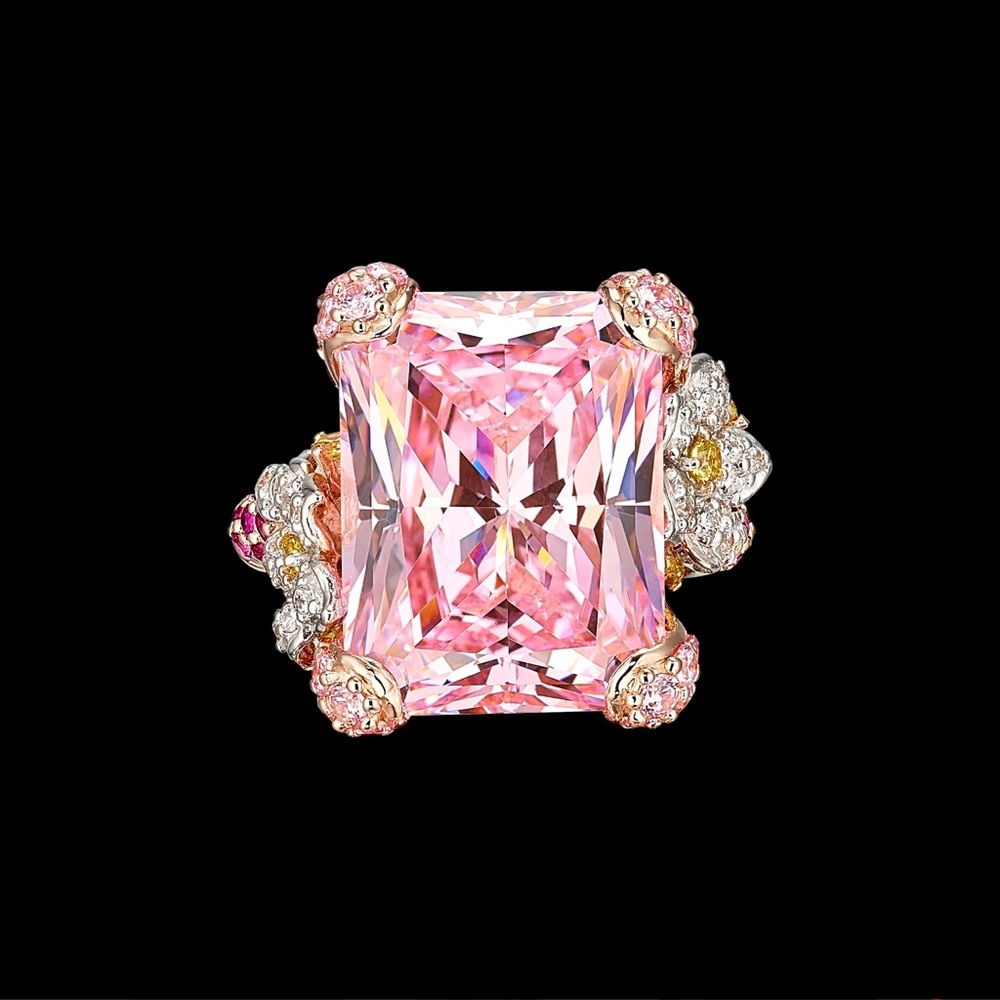 Pale Pink Cinderella Ring